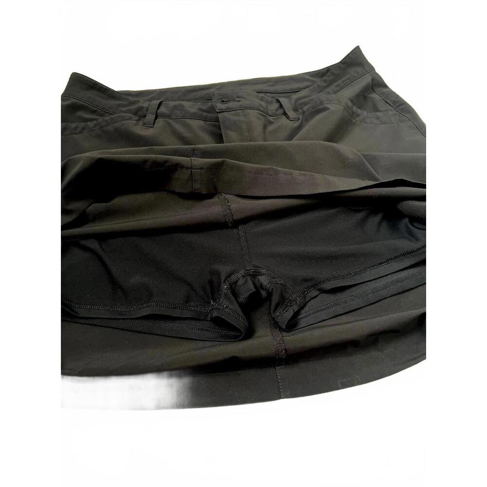 Eddie Bauer Women’s Skort / Skirt Size 14 Black Compression Shorts Activewear - Picture 7 of 7